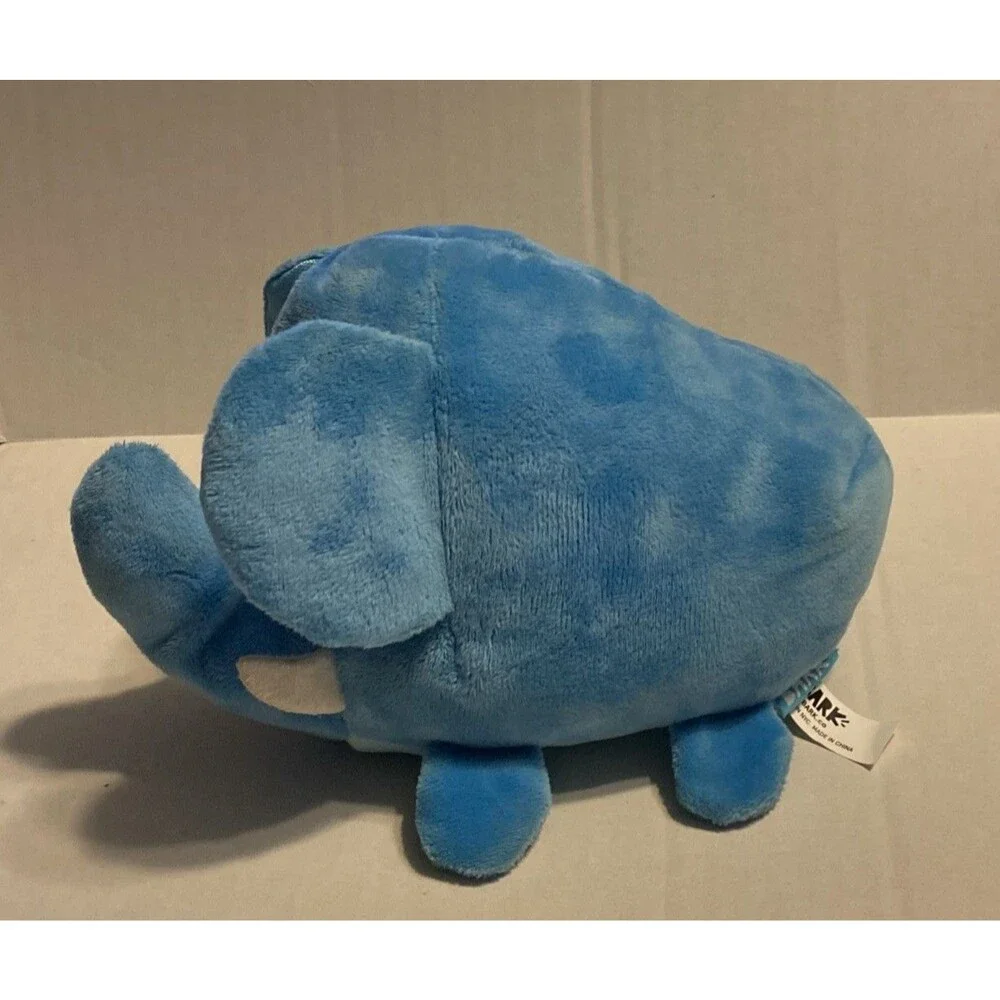 Bark Box Blue African Elephant Dog Toy Large Squeak Crinkle 8
